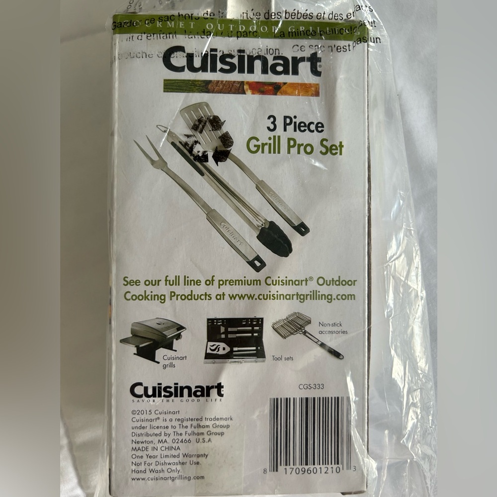Cuisinart Silver Grill Tool Set - Picture 2 of 2